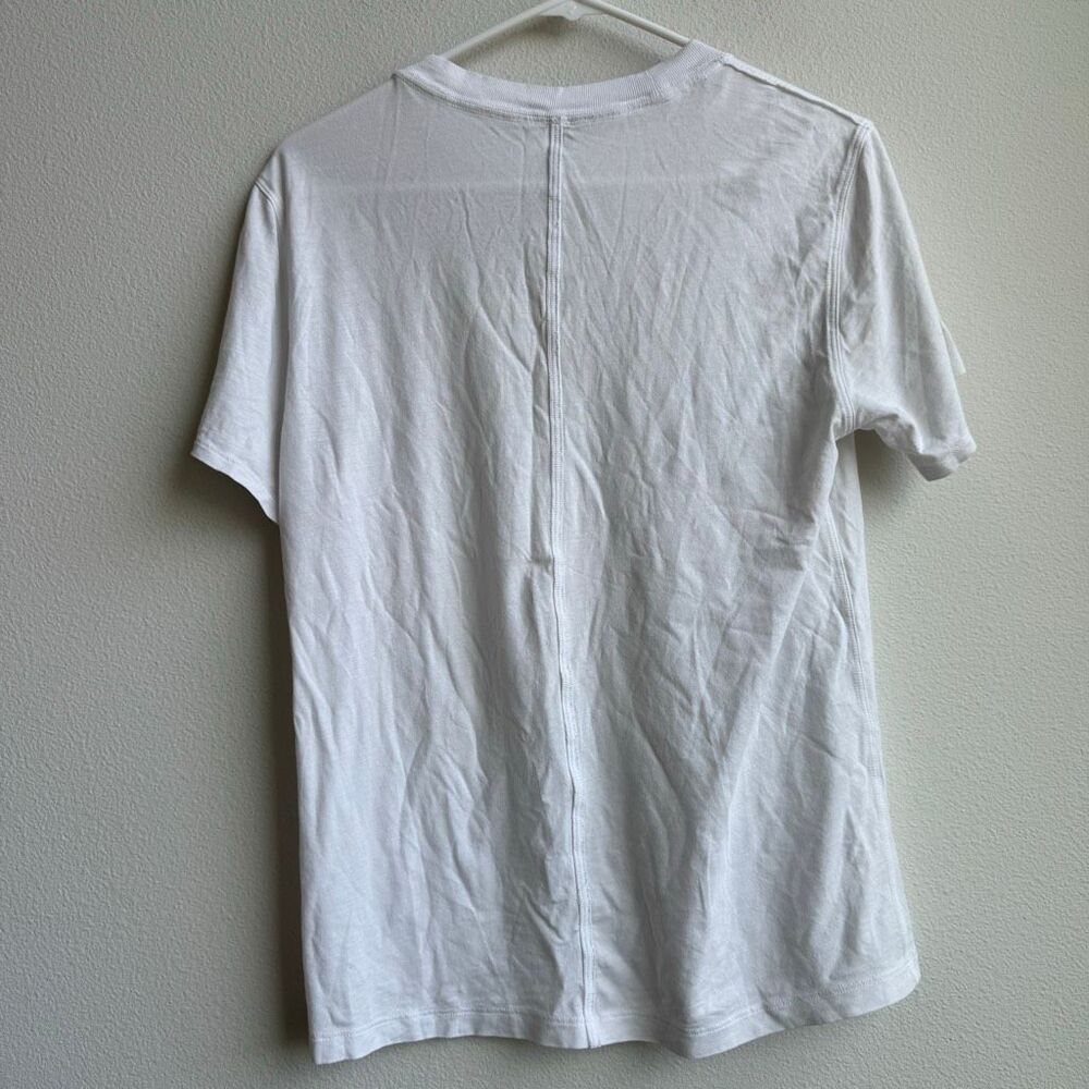 Lululemon All Yours Short Sleeve T-Shirt White Pima Cotton Size Small? Medium? - Picture 5 of 6